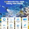 5inch Portable Fish Finder Camera Underwater Fishing Camera, 220 Wide Angle Infrared Night Vision, Host IP65 Waterproof Ice Fishing Camera for Ice, Lake and Boat (B) view 2