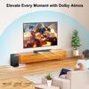 Hiwill 2.1ch Sound Bar for Smart tv, 250W Dolby Atmos Surround Sound System for TV, Sound bar with subwoofers, Home Theater Soundbar for TV, Adjustable Mode, Clear Dialogue, HDMI/eARC/ARC/Opt/BT/AUX view 2