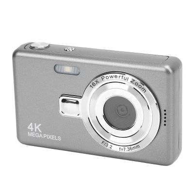 4K Digital Camera, 50MP Anti Shake Point and Shoot Camera Compact Small Selfie Camera with 16X Zoom, 2.4 Inch IPS Screen Compact Small Camera for Boys Girls Kids, Travel Camera