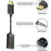 WITRN 2 Pack DisplayPort to HDMI Adapter 1080p 4K Unidirectional DisplayPort DP Computor to HDMI Monitor Connection Adapter Compatible with Laptop PC Monitor TV Projector (2, 2K4K@Black) view 2