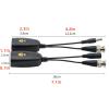 Video Balun Transceiver Video Power Balun Audio Connector BNC to RJ45 Network Transceiver view 2