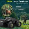 12-36x52 Binoculars for Adults High Powered - Opaita Zoom with Clear Low Light Vision for Hunting - HD for Bird Watching Stargazing Cruise Ship Travel Hiking Opera view 3