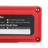 200A Bus Bar Box, Power Distribution Block with 4 X M10 3/8in Studs, DC12 to 48V, for Cars RV Trucks Yachets, ABSZinc Alloy Material, Ensure Circuit Safety and Stability view 3