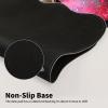 Large Wavy Shape Mouse Pad  Non-Slip Extended Gaming & Office Desk Mat, 31.5 x 11.8 in, Durable Waterproof Keyboard & Mouse Mat for Laptop, Desktop & Multi-Monitor Setup,Cute Cat with Blue Eyes view 3