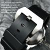 CZKE 22mm 24mm 26mm Rubber Watch BandFor Panerai SUBMERSIBLE Colorful Waterproof Sport Camo Strap(Red black,26mm) view 4