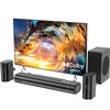 Hiwill 4.1ch Sound Bar with Dolby Atmos, 300W Sound Bar for Smart TV with Subwoofer, 2 Front Surround Speakers, Soundbar for TV Speaker, Adjustable Bass, Surround Sound System for TV, HiElite A41 view 1