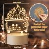 Cinnvoice 12 Pcs Dumpster Fire Desk Light First Responders Month Appreciation Gifts for Employee Bulk Acrylic Dumpster LED Night Light Desk Accessories for Nurse Teacher Team Coworker Decor view 2