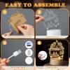 Cinnvoice 12 Pcs Dumpster Fire Desk Light First Responders Month Appreciation Gifts for Employee Bulk Acrylic Dumpster LED Night Light Desk Accessories for Nurse Teacher Team Coworker Decor view 4