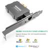 1000Mbps Gigabit Ethernet PCI Express PCI-E Network Card + PCI-E WiFi 6 Network Card AX1800Mbps for Desktop PC view 4