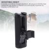 EBTOOLS Camera Cage Side Handle, Camera Side Handle with 1/4 3/8inch Thread, Cold Shoe Mount, Height Adjustment, Aluminum Side Handgrip view 3