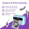 NEW myFirst Camera Insta 20 - Instant Print Digital Camera for Kids with 16MP Photos 1080P, 4-12 Years Old boy Gift Ideas, Thermal Printing No Ink, Support Micro SD Card (Blue) view 4