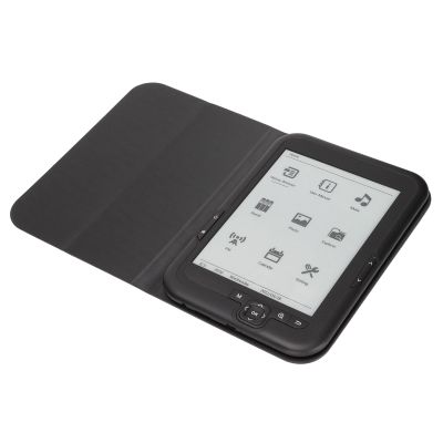 E Reader 6in, 800x600 HD Ink Screen, Eye E Book Reader with FM Music Playback, 6GB Storage, E Book Device for Reading and Entertainment (16GB)
