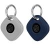 Silicone Case for Tile Mate 2024 with Keychain, 2 Pack Anti-Scratch Protective Cover for Tile Tracker (Navy/Gray) view 1