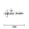 3Pcs Akita Mom Sticker - Cute Akita Inu Sticker - Dog Lover Sticker - Dog Mom Sticker - Sticker for Laptop Water Bottle - Dog Owner Sticker view 2
