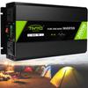 2000W 4000W 6000W 8000W 10000W 12000W Pure Sine Wave Power Inverter 12V 24V 48V DC to 110V 220V 230V Converter for Family RV Off Grid Solar System Car AC Power Outlets for Vehicle,Road Trips,Camping(2 view 1