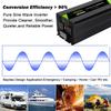 2000W 4000W 6000W 8000W 10000W 12000W Pure Sine Wave Power Inverter 12V 24V 48V DC to 110V 220V 230V Converter for Family RV Off Grid Solar System Car AC Power Outlets for Vehicle,Road Trips,Camping(2 view 2
