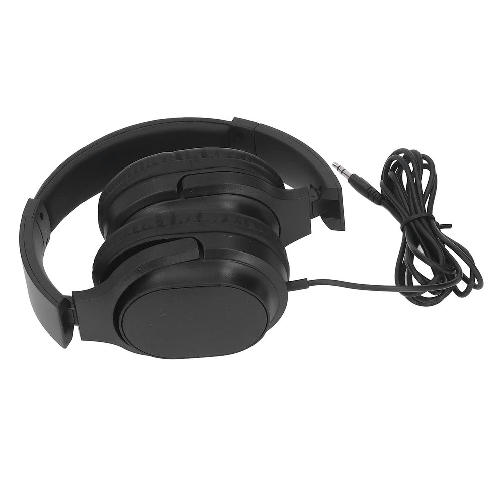 Acouto Guitar Headphone Wired Over Ear Studio - e Sound Quality, Retractable & Foldable Design, Easy to Store, Ideal for Guitar Pickup and Music Production