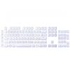 111 Key Full Set of Non Slip keycaps Compatible with Logitech G813/G815/G913/G915 TKL RGB Mechanical Gaming Keyboard (US Layout, White) view 1