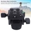 Ball Head Mount, Tripod Head with Quick Release Plate, 1/4 inch Screw, 90 Tilt Tripods Mount for Tripod, Monopod, DSLR, Camera, Load up to 22lbs/10kg view 4