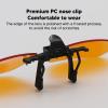 MUNEFE Polarized Clip On Sunglasses, Night Driving Glasses, Portable Glasses Clip Lens for Indoor and Outdoor Switching Or Day and Night Driving Scenes(Square) view 2