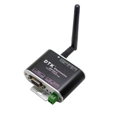 RS232 to ZigBee Wireless Module (1.6km Transmission |CC2630 Chip | Super CC2530) DRF2657C with Guide Rail Buckle (Glue Stick Antenna)