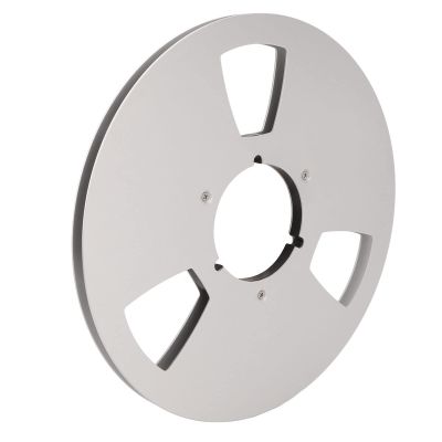 Ape ReelRecording Tape Reel for NabAluminum Open ReelReel Tape Recorder Ary,1/4 10 I Ey Tape Reel Aluminum Alloy Reel Tape Recorder Ary Ey Disc Opening Partor Nab Black