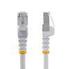 StarTech.com 75ft White CAT6a Ethernet Cable, Snagless RJ45, 10GbE, 100W PoE++, S/FTP, 500MHz, 27AWG Pure Bare Copper, LSZH view 2