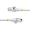 StarTech.com 75ft White CAT6a Ethernet Cable, Snagless RJ45, 10GbE, 100W PoE++, S/FTP, 500MHz, 27AWG Pure Bare Copper, LSZH view 3