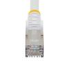 StarTech.com 75ft White CAT6a Ethernet Cable, Snagless RJ45, 10GbE, 100W PoE++, S/FTP, 500MHz, 27AWG Pure Bare Copper, LSZH view 4