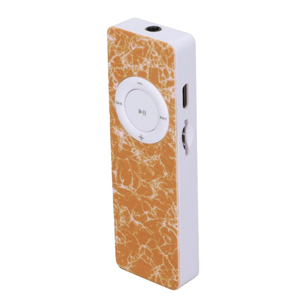64GB MP3 Player Portable HiFi Music Player for Running, Compact and Portable, Supports Memory Card, ABS Material (e)