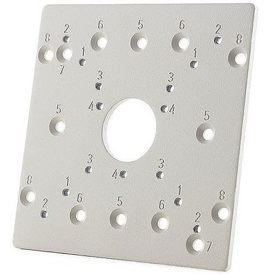 AV-EBAS-W Square Electrical Box Adapter for ConteraIP Panoramic, Micro Bullet and Bullet Cameras, White