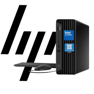 HP ProDesk 400 G9 SFF Business Desktop Computer, Intel CPU, Dual 4K Display Support, USB-C, HDMI, RJ-45, Wi-Fi, Wired Keyboard & Mouse, Windows 11 Pro (8GB RAM | 256GB SSD)