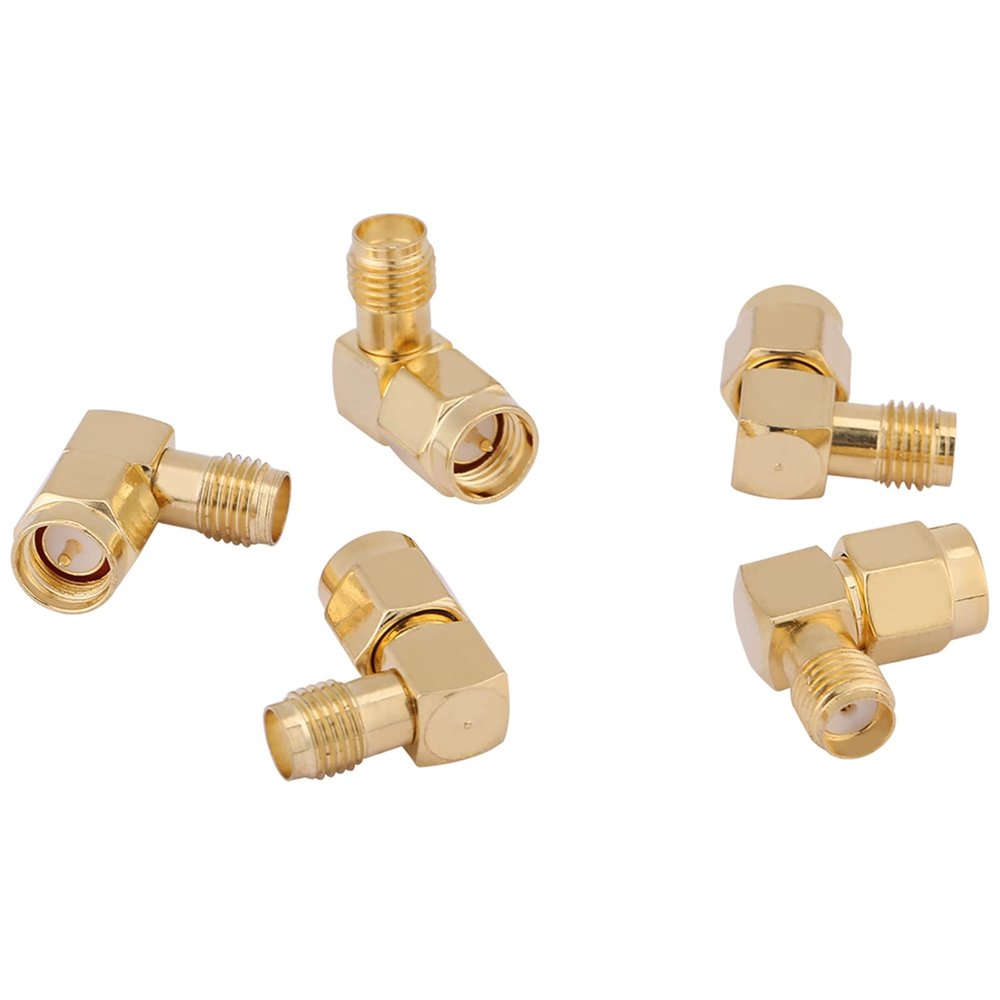Haofy Right Angle 90 Degree SMA Male to Female Adapter, Ideal Replacement for Defective Connectors