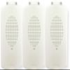 EL3RMT-NW Pack of 3 Outdoor 3R Multitone Alarm Horns, White; Sleek, Modern Aesthetics with No Visible Mounting Screws; Both Wall and Ceiling Mount view 1