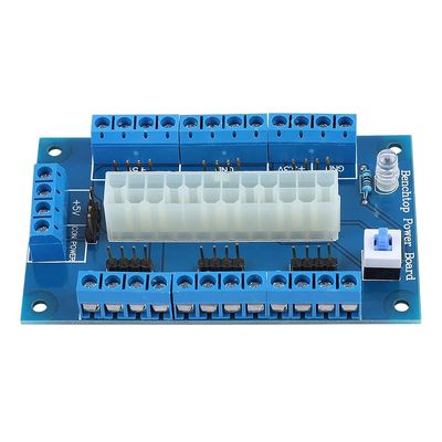 24/20Pin ATX Power Supply Module with Indicator and Screw Terminal Block, EasytoUse Adapter for PC Power Board, Suitable for DIY Enthusiasts