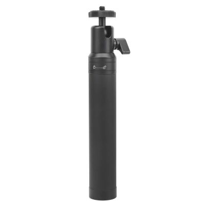 6 Section Telescopic Extension Rod, Portable Lengthen Stick for Selfie Triaxial Stabilizer, Aluminium Alloy Material, Anti Slip Handle, 1/4in Screw Interface, Compact Size