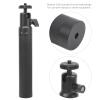 6 Section Telescopic Extension Rod, Portable Lengthen Stick for Selfie Triaxial Stabilizer, Aluminium Alloy Material, Anti Slip Handle, 1/4in Screw Interface, Compact Size view 4
