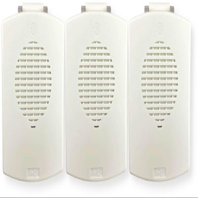 EL4XSPK-NW Pack of 3 Outdoor 4X Speakers, White; No Lettering; Sleek, Modern Aesthetics with No Visible Mounting Screws; 76-94 dBA Sound Level, Depending On Setting; Both Wall and Ceiling Mount