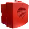 EL4XSPK-NR Pack of 3 Outdoor 4X Speakers, Red; No Lettering; Sleek, Modern Aesthetics with No Visible Mounting Screws; 76-94 dBA Sound Level, Depending On Setting; Both Wall and Ceiling Mount view 2