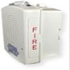 EL4XHS-FW Pack of 3 Outdoor 4X Horn Strobes, White; Clear Lens; FIRE Lettering; Sleek, Modern Aesthetics with No Visible Mounting Screws; Both Wall and Ceiling Mount view 2