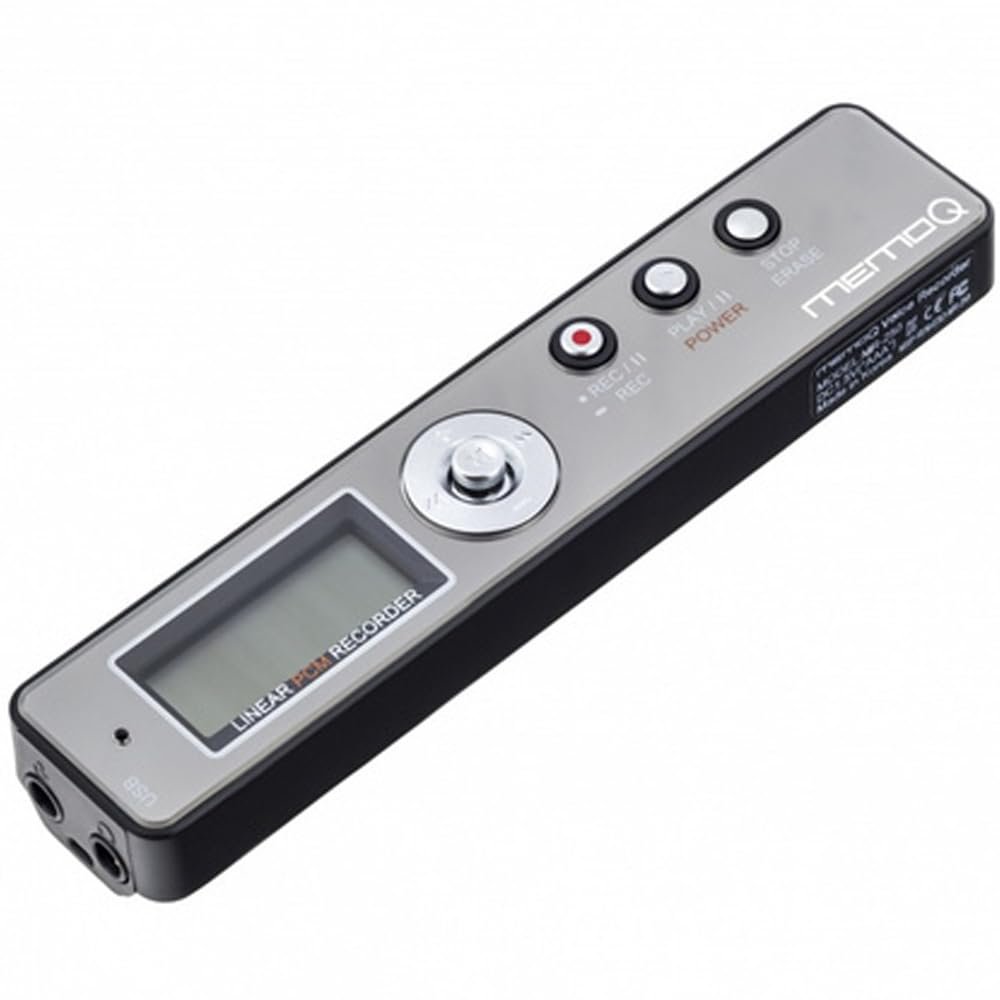 PCM Voice Recorder 8GB  Professional Voice Activated Audio Recorder with 25 Hours Continuous Recording, Date & Time Stamp, and Onboard Playback