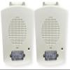 EL4XSPST-FW Pack of 2 Outdoor 4X Speaker Strobes, White; Clear Lens; FIRE Lettering; Sleek, Modern Aesthetics with No Visible Mounting Screws; 76-94 dBA Sound Level; Depending On Setting view 1