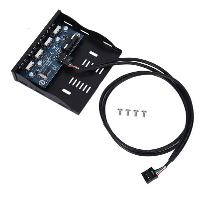 USB2.0 Floppy Front Panel 3.5 Floppy Bay 9 Pin to 4 Interface USB 2.0 , Professional Accessories