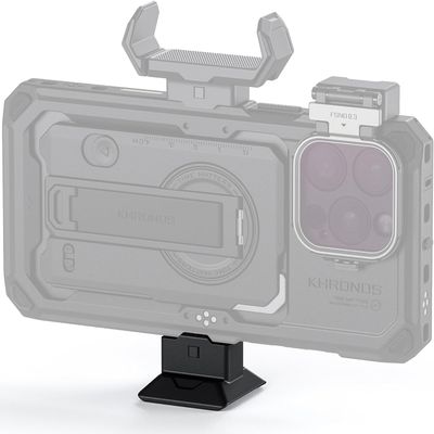 Tilta Khronos Release Adapter Compatible with iPhone 15 Pro/Pro Max - Black | ARCA (38mm) | Locking Clamp | Lightweight & Durable | TK-ARCA-38-B