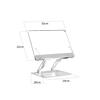 HIONJIN Multi Functional and Adjustable Reading Acrylic Desktop Reading Rack Tablet Computer Stand view 2