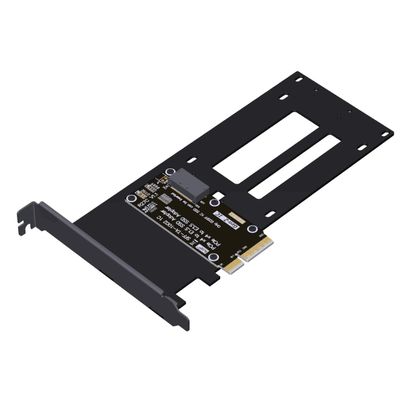 ADT-Link PCIe 5.0 x4 to U.2((SFF-8639))/U.3(SFF-TA-1001)/E1.S/E3.S(SFF-TA-1002) SSD Adapter with Bracket Compatible with gen3/gen4/gen5 (R27C(PCIe x4 to E1.S/E3.S SFF-TA-1002))