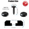 4-Packs Rubber Feet Subwoofer Isolation Pad for Guitar Amplifier Speaker Isolation Feet with Screws view 2