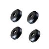 4-Packs Rubber Feet Subwoofer Isolation Pad for Guitar Amplifier Speaker Isolation Feet with Screws view 4