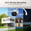 ANNKE 2 Pack 2K Add-On Wi-Fi Outdoor Security Cameras, 3MP Wireless Surveillance IP Cameras with Human Detection, Two-Way Audio, 24/7 All-Day Monitoring, IP66 Waterproof view 3