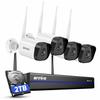 ANNKE 16CH 4K Wireless Security Camera System, Expandable 4K NVR with 4 X 8MP Outdoor Cameras, 2TB HDD, Dual-Band WiFi, Two-Way Talk, Human Detected, 24/7 All-Day Recording, IP66 Weatherproof, Alexa view 1